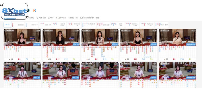 Sòng bài cùng dàn dealer chuyên nghiệp